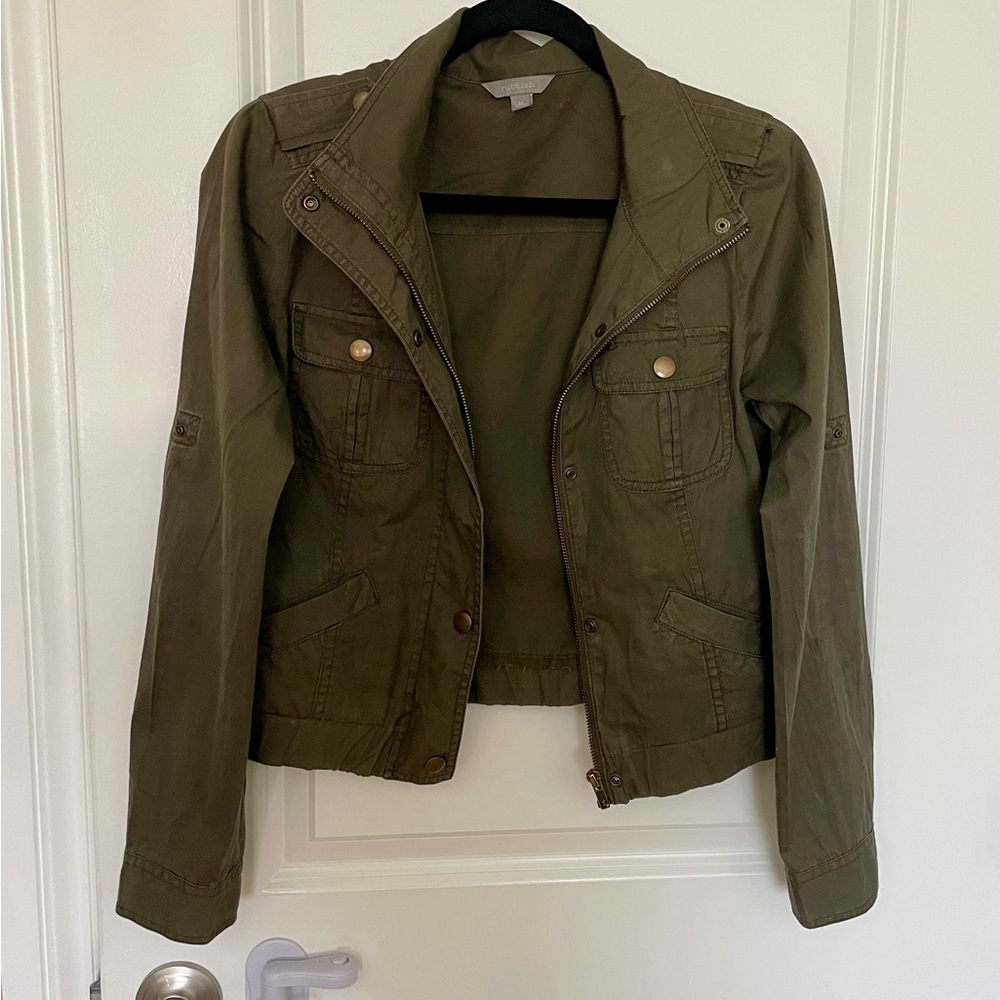 ⭐️HP⭐️ Rubbish Khaki Utility Jacket for Women
